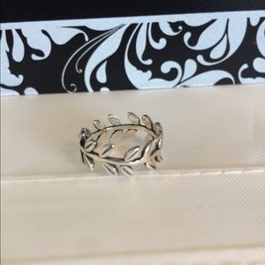 925 ss vintage Leaf 🍃 ring